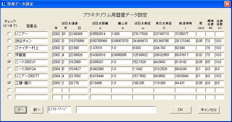 �j�[�g�a���ƍH���E����a���̃f�[�^�ݒ�