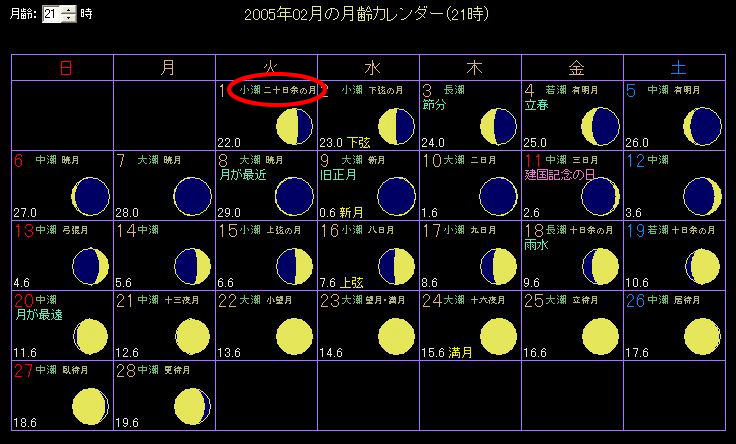 ����J�����_�[�֒����ƌ��̌Ăі����\�������