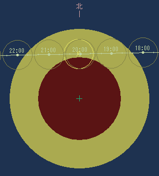 �n���{�e�̖k�̒[�������ʉ߂��Ă���