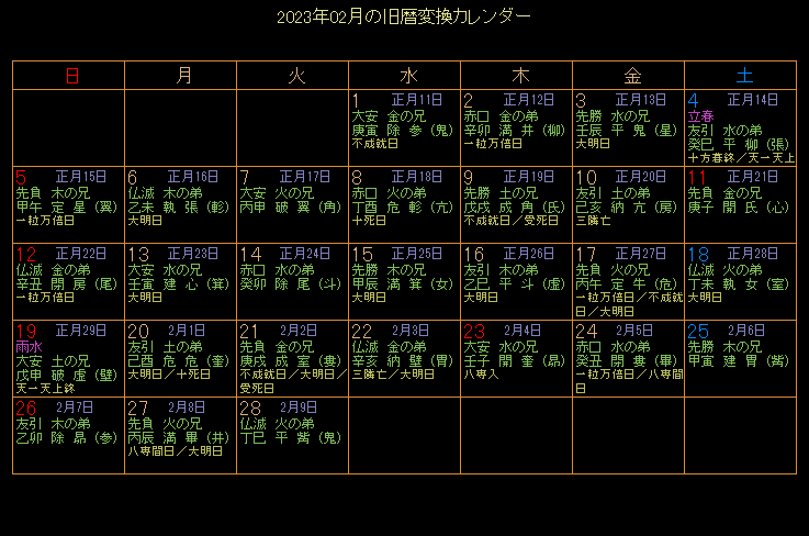 2023�N2���̋���J�����_�[