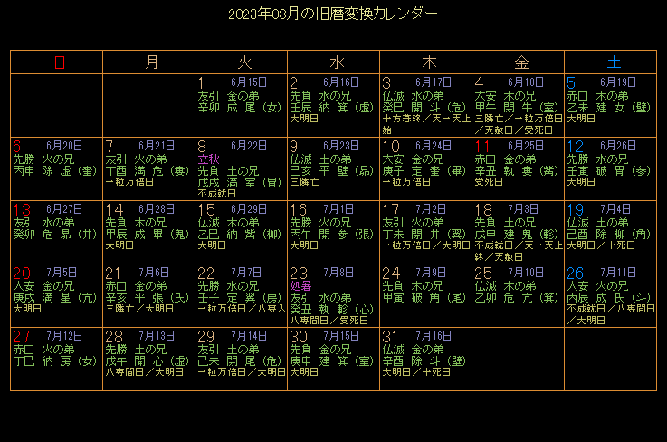 2023�N8���̋���J�����_�[