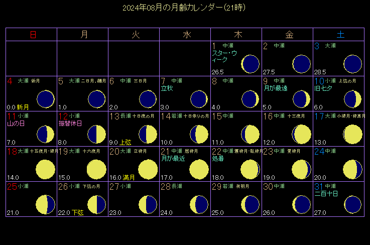 2024�N8���̌���J�����_�[