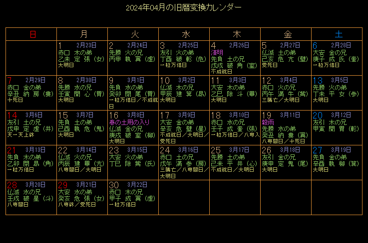 2024�N4���̋���J�����_�[