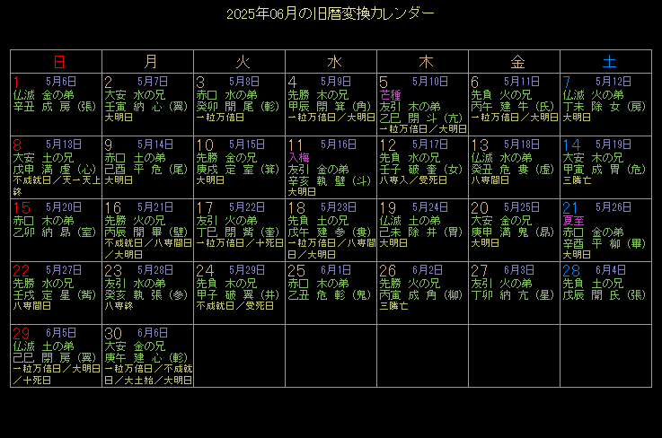 2025�N6���̋���J�����_�[