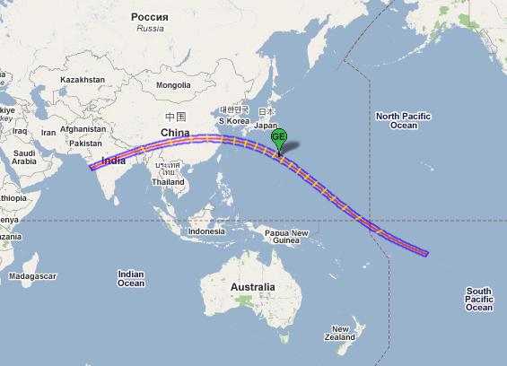 ���E�n�}�ɂ��F�����H�сB�C���h����n�܂葾���m�ŏI���