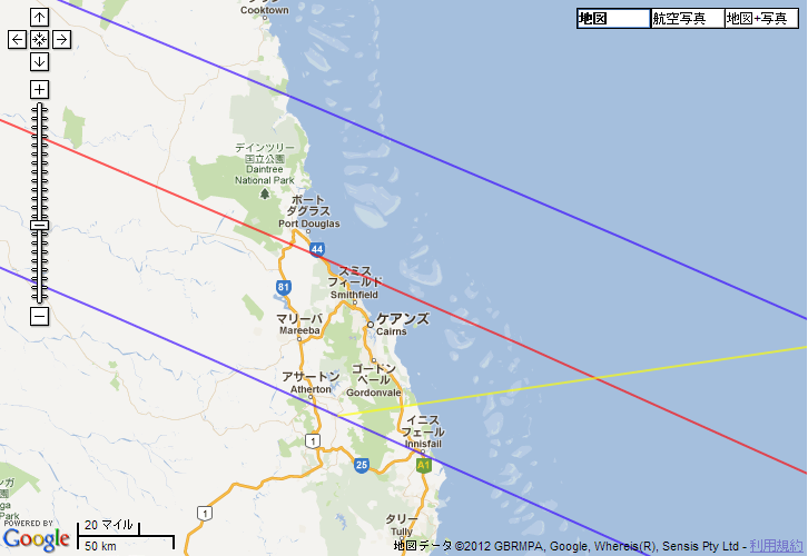 �P�A���Y�t�߂ɂ�����F���т̊g��}