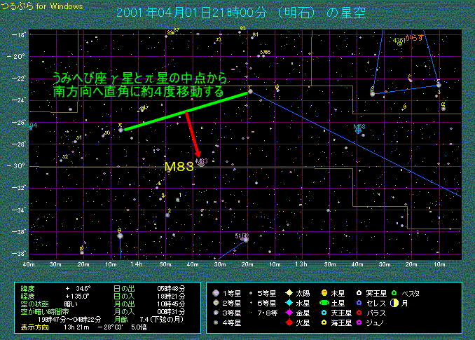 ���݂ւэ������ƃΐ��̒��_���璼�p�ɓ�ւS�x